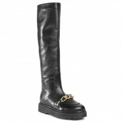 Jackboots Knee High Boots L37 - Popstar S29 Black Black