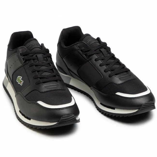 Sneakers Trainers LACOSTE - Partner Piste 01201 Sma 7-40SMA0025231 Blk/Gry Black 7 Sneakers Trainers LACOSTE - Partner Piste 01201 Sma 7-40SMA0025231 Blk/Gry Black - Image 5