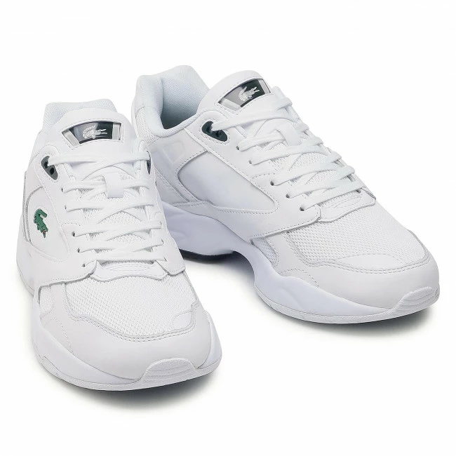 Sneakers Trainers LACOSTE - Storm 96 Lo 0120 3 Sma 7-40SMA00741R5 Wht/Dk Grn White 7 Sneakers Trainers LACOSTE - Storm 96 Lo 0120 3 Sma 7-40SMA00741R5 Wht/Dk Grn White - Image 5