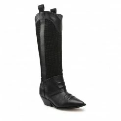 Cowboy Boots Knee High Boots L37 - Rock Show SS11SW20 Black Black