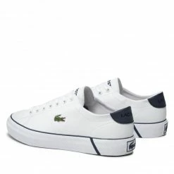 Plimsolls LACOSTE - Gripshot Bl21 1 Cma 7-41CMA0014042 Wht/Nvy White -Lacoste Discount Store 0000209436860 03 mj