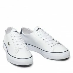 Plimsolls LACOSTE - Gripshot Bl21 1 Cma 7-41CMA0014042 Wht/Nvy White -Lacoste Discount Store 0000209436860 04 mj