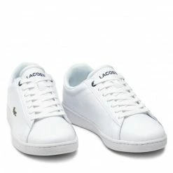 Sneakers Trainers LACOSTE - Carnaby Bl21 1 Sma 7-41SMA0002042 Wht/Nvy White -Lacoste Discount Store 0000209436938 08 plj