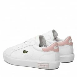 Laced Shoes Trainers LACOSTE - Powercourt 0721 1 Suc 7-41SUC00141Y9 Wht/Lt Pnk White 10 Laced Shoes Trainers LACOSTE - Powercourt 0721 1 Suc 7-41SUC00141Y9 Wht/Lt Pnk White -Lacoste Discount Store 0000209437072 02 fp
