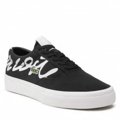 Plimsolls LACOSTE - 7-42CMA0040454 Blk/Off Wht Black