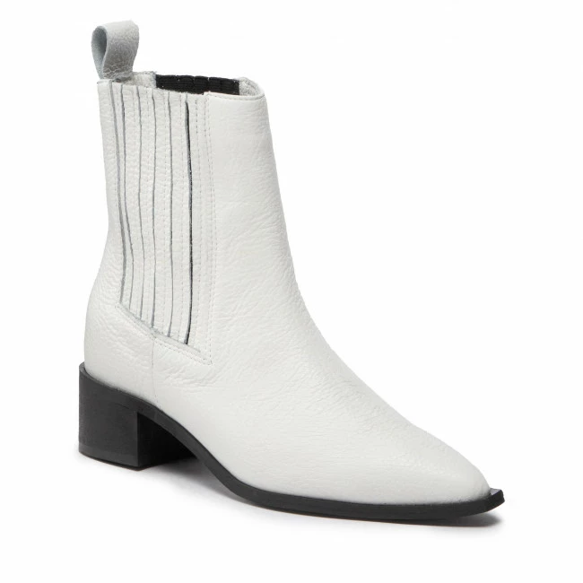 Elastic-sides Chelsea Boots L37 - Monday's Rain SS20 White White 3 Elastic-sides Chelsea Boots L37 - Monday's Rain SS20 White White