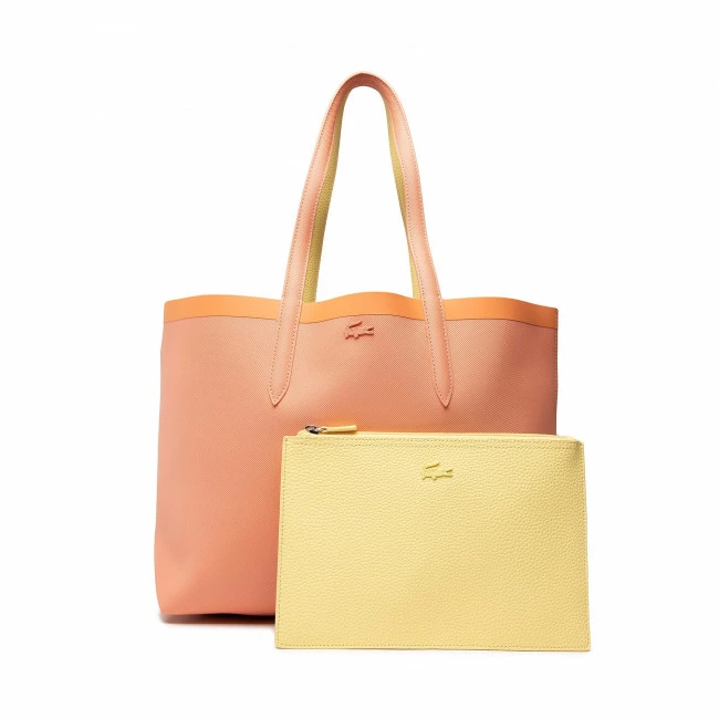 Canvas Totes & Shoppers Handbag LACOSTE - NF3613AS Tango Napolitain Manda J26 Orange, Yellow 3 Canvas Totes & Shoppers Handbag LACOSTE - NF3613AS Tango Napolitain Manda J26 Orange, Yellow