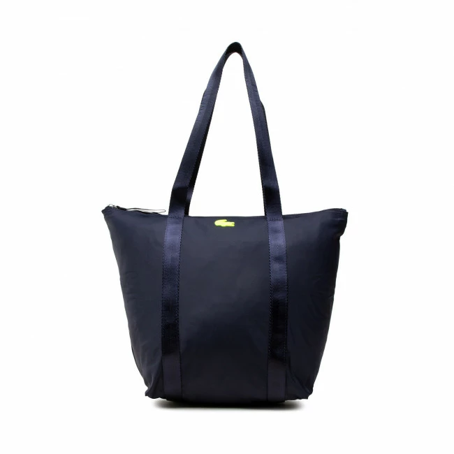 Classic Handbag LACOSTE - M Shopping Bag NF3619YA Marine 166 Navy Blue 3 Classic Handbag LACOSTE - M Shopping Bag NF3619YA Marine 166 Navy Blue