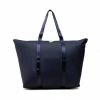 Canvas Totes & Shoppers Handbag LACOSTE - Xl Shopping Bag NF3816YA Marine 166 Navy Blue -Lacoste Discount Store 01 3666165204553 plj