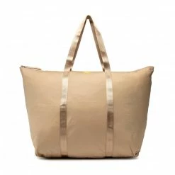 Canvas Totes & Shoppers Handbag LACOSTE - Xl Shopping Bag NF3816YA Viennois Orange Fluo K02 Beige
