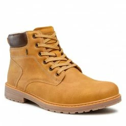 Trekker Boots Hiking Boots LANETTI - MP07-6997-05 Honey 1 Brown