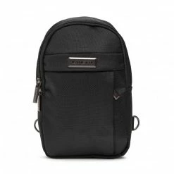Men's Messenger Bag LANETTI - BMR-S-084-10-08 Black Black