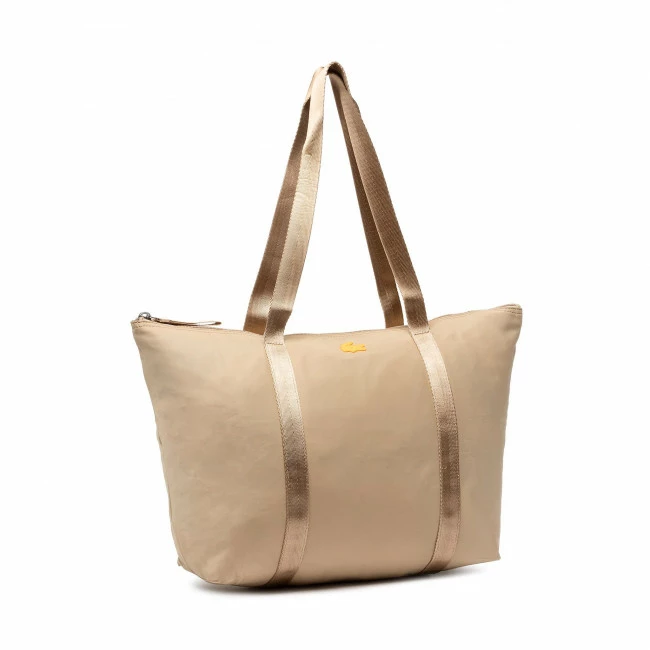 Canvas Totes & Shoppers Handbag LACOSTE - NF3618YA Viennois Orange Fluo K06 Brown 4 Canvas Totes & Shoppers Handbag LACOSTE - NF3618YA Viennois Orange Fluo K06 Brown - Image 2