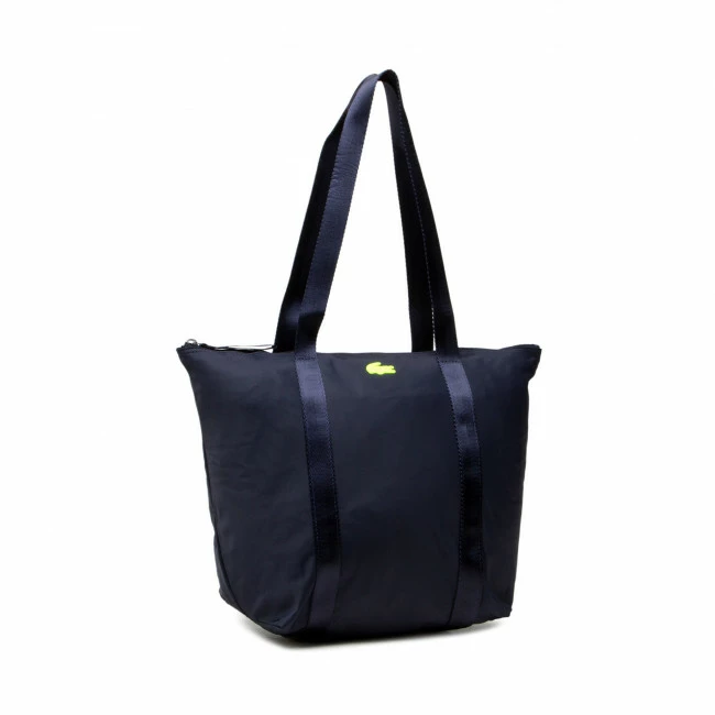 Classic Handbag LACOSTE - M Shopping Bag NF3619YA Marine 166 Navy Blue 4 Classic Handbag LACOSTE - M Shopping Bag NF3619YA Marine 166 Navy Blue - Image 2