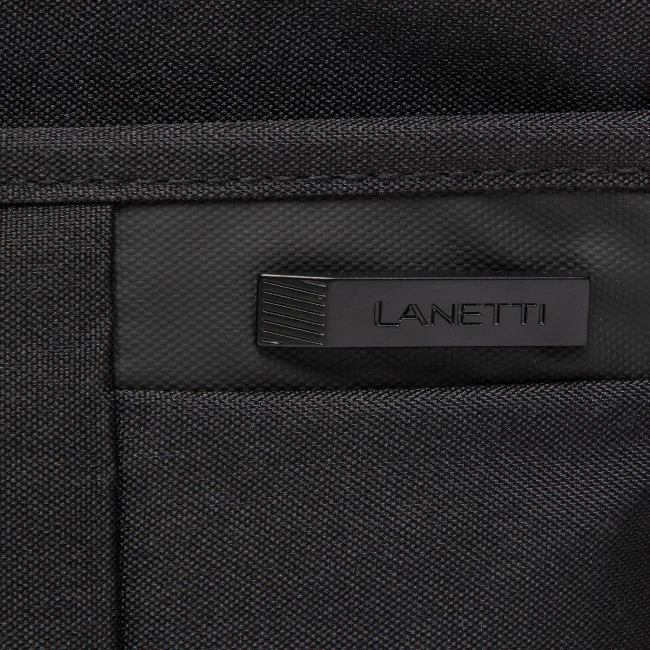 Men's Messenger Bag LANETTI - BMR-S-111-10-08 Black Black 4 Men's Messenger Bag LANETTI - BMR-S-111-10-08 Black Black - Image 2