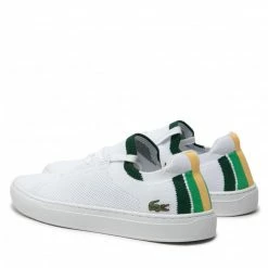 Plimsolls LACOSTE - La Piquee Nu 0722 1 Cma 7-43CMA0014082 Wht/Grn White -Lacoste Discount Store 03 0000300693308 pl
