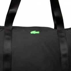 Canvas Totes & Shoppers Handbag LACOSTE - Xl Shopping Bag NF3816YA Noir K04 Black -Lacoste Discount Store 03 3666165204546 plj