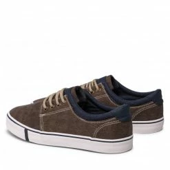 Plimsolls LANETTI - VS21M1026-7 Khaki Brown -Lacoste Discount Store 03 5904248630980 rz