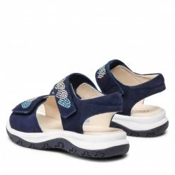 Sandals LASOCKI KIDS - CI12-FLOWER-01 Cobalt Blue Navy Blue -Lacoste Discount Store 03 5904248656041 rz