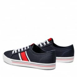 Plimsolls LANETTI - VS21M1017-3 Cobalt Blue Navy Blue -Lacoste Discount Store 04 5904248604875 rz