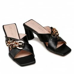 Casual Mules Slides L37 - Give Me Strength S29 Black Black -Lacoste Discount Store 05 0000209712674 rz