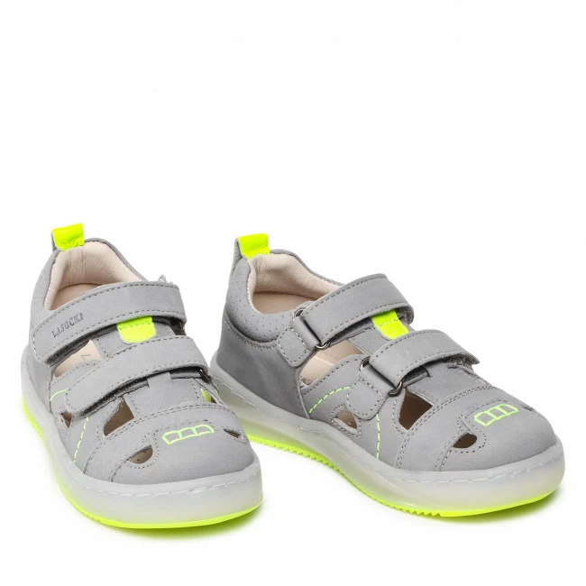 Sandals LASOCKI KIDS - CI12-HARRY-05 Grey Grey 7 Sandals LASOCKI KIDS - CI12-HARRY-05 Grey Grey - Image 5