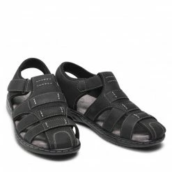 Sandals LANETTI - MSS20116-08 Black Black -Lacoste Discount Store 05 5904248766962 rz