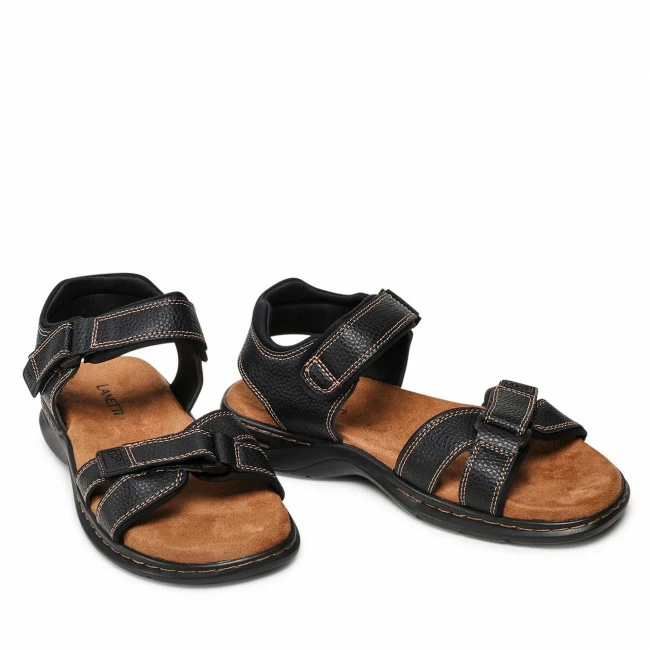 Sandals LANETTI - MS5782-02 Black Black 7 Sandals LANETTI - MS5782-02 Black Black - Image 5