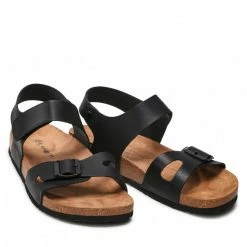 Sandals LANETTI - MS1123-06 Black Black -Lacoste Discount Store 05 5904248767518 rz