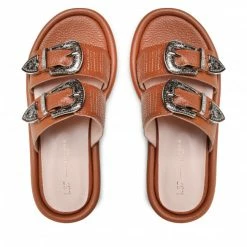 Casual Mules Slides L37 - It's You D17 Brown Brown -Lacoste Discount Store 06 0000209712636 rz