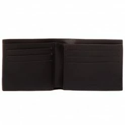 Men's Wallets Large Men's Wallet LACOSTE - Small Billfold NH1115FG Dark Brown 028 Black -Lacoste Discount Store 3608074195324 03 ksz