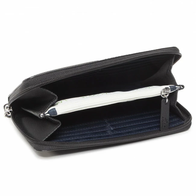 Women's Wallets Large Women's Wallet LACOSTE - L Zip Wallet NF2900PO Black 000 Black 5 Women's Wallets Large Women's Wallet LACOSTE - L Zip Wallet NF2900PO Black 000 Black - Image 3