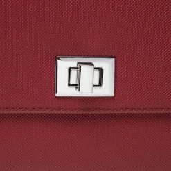 Cross Body Bags Handbag LACOSTE - Flap Crossover Bag NF2770DC Bordeaux 476 C88 Dark Red -Lacoste Discount Store 3614035656278 03 pa