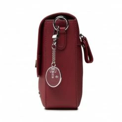 Cross Body Bags Handbag LACOSTE - Flap Crossover Bag NF2770DC Bordeaux 476 C88 Dark Red -Lacoste Discount Store 3614035656278 06 pa