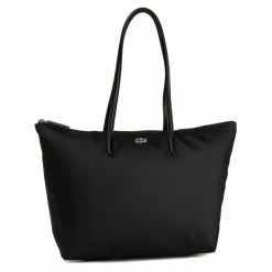Canvas Totes & Shoppers Handbag LACOSTE - L Shopping Bag NF1888PO Black 000 Black