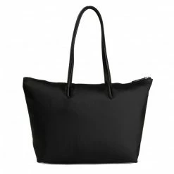 Canvas Totes & Shoppers Handbag LACOSTE - L Shopping Bag NF1888PO Black 000 Black -Lacoste Discount Store 3614036326828 04 mn