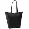 Canvas Totes & Shoppers Handbag LACOSTE - Vertical Shopping Bag NF1890PO Black 000 Black -Lacoste Discount Store 3614036327023 01 pa