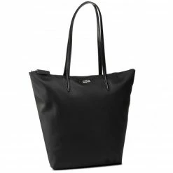Canvas Totes & Shoppers Handbag LACOSTE - Vertical Shopping Bag NF1890PO Black 000 Black
