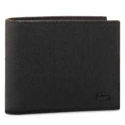 Men's Wallets Large Men's Wallet LACOSTE - S Billfold NH2308HC Black 000 Black