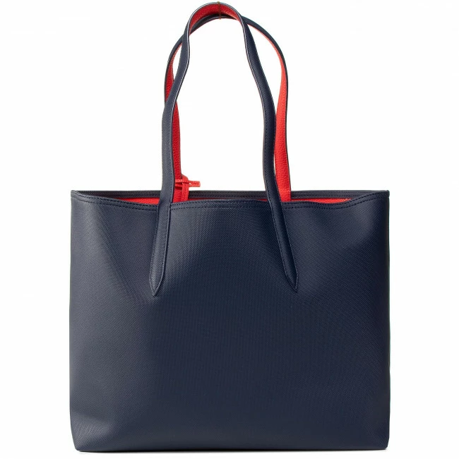 Classic Handbag LACOSTE - Shopping Bag NF2142AA Peacoat Salsa B50 Red, Navy Blue 5 Classic Handbag LACOSTE - Shopping Bag NF2142AA Peacoat Salsa B50 Red, Navy Blue - Image 3