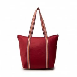 Classic Handbag LACOSTE - M Shopping Bag NF3619YA Bordeaux C88 Dark Red -Lacoste Discount Store 3665926460122 05 sw