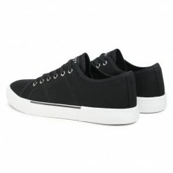 Plimsolls LANETTI - MF20032-1 Black Black -Lacoste Discount Store 5903698246192 02 rz