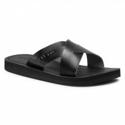 Clogs And Mules Slides LANETTI - 808017A Black Black
