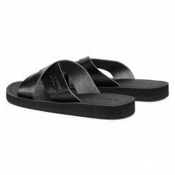 Clogs And Mules Slides LANETTI - 808017A Black Black -Lacoste Discount Store 5903698342757 06 rz