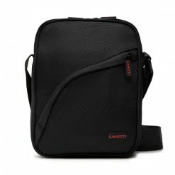 Men's Messenger Bag LANETTI - BMR-S-005-10-07 Black Black