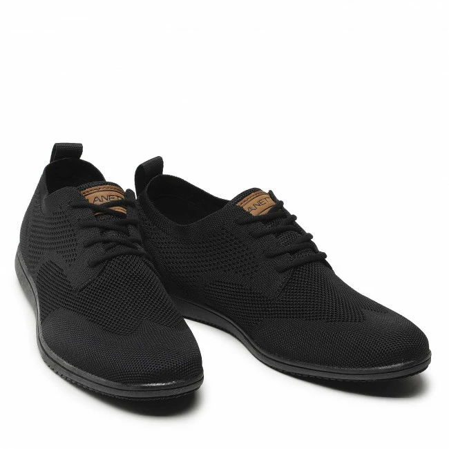 Casual Shoes LANETTI - MP07-7047-17 Black Black 7 Casual Shoes LANETTI - MP07-7047-17 Black Black - Image 5