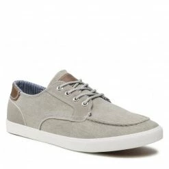 Plimsolls LANETTI - MF1525-1 Light Grey Grey